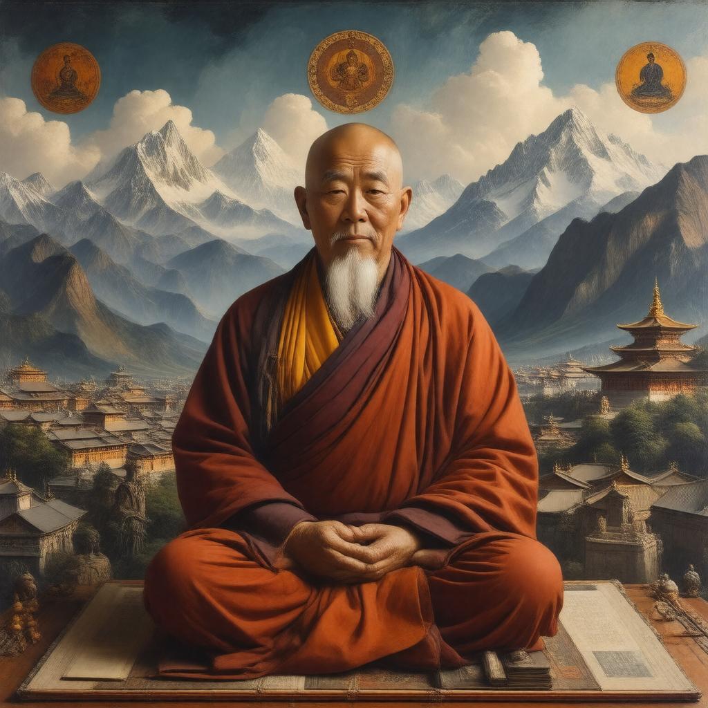 AI-created image of Longchenpa