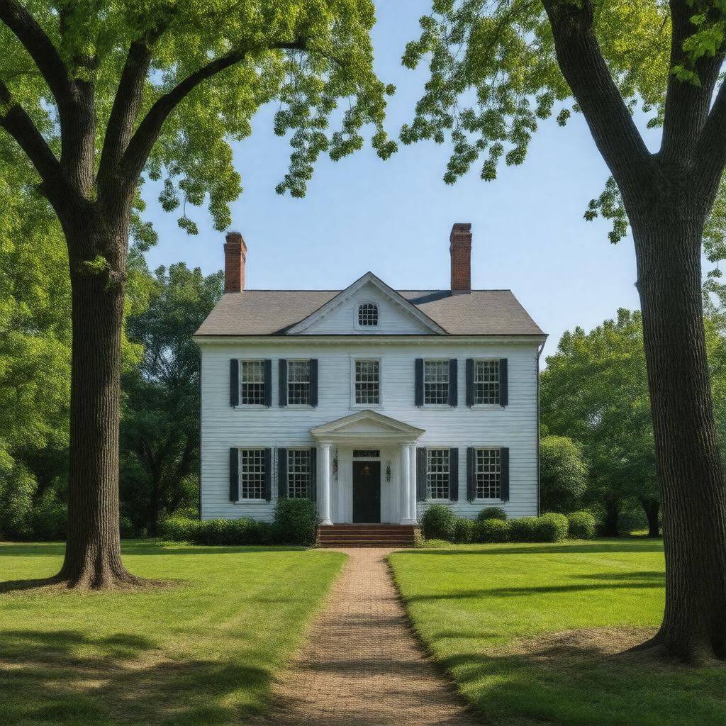 AI-created image of Longfellow House–Washington's Headquarters National Historic Site