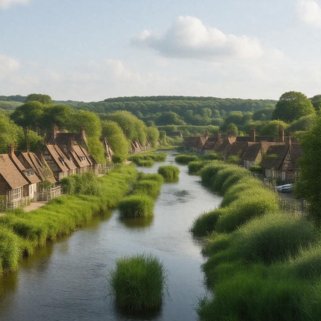 AI-created image of Longford TW6, United Kingdom
