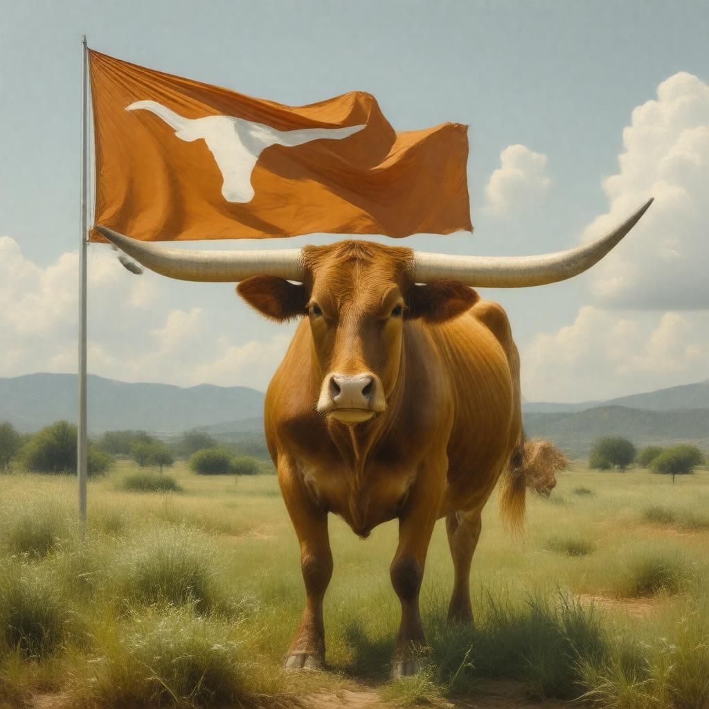 AI-created image of Longhorns