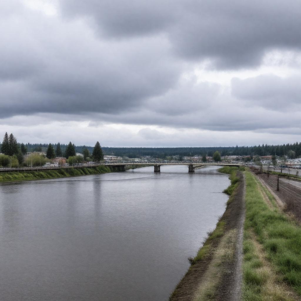 AI-created image of Longview, Washington, United States