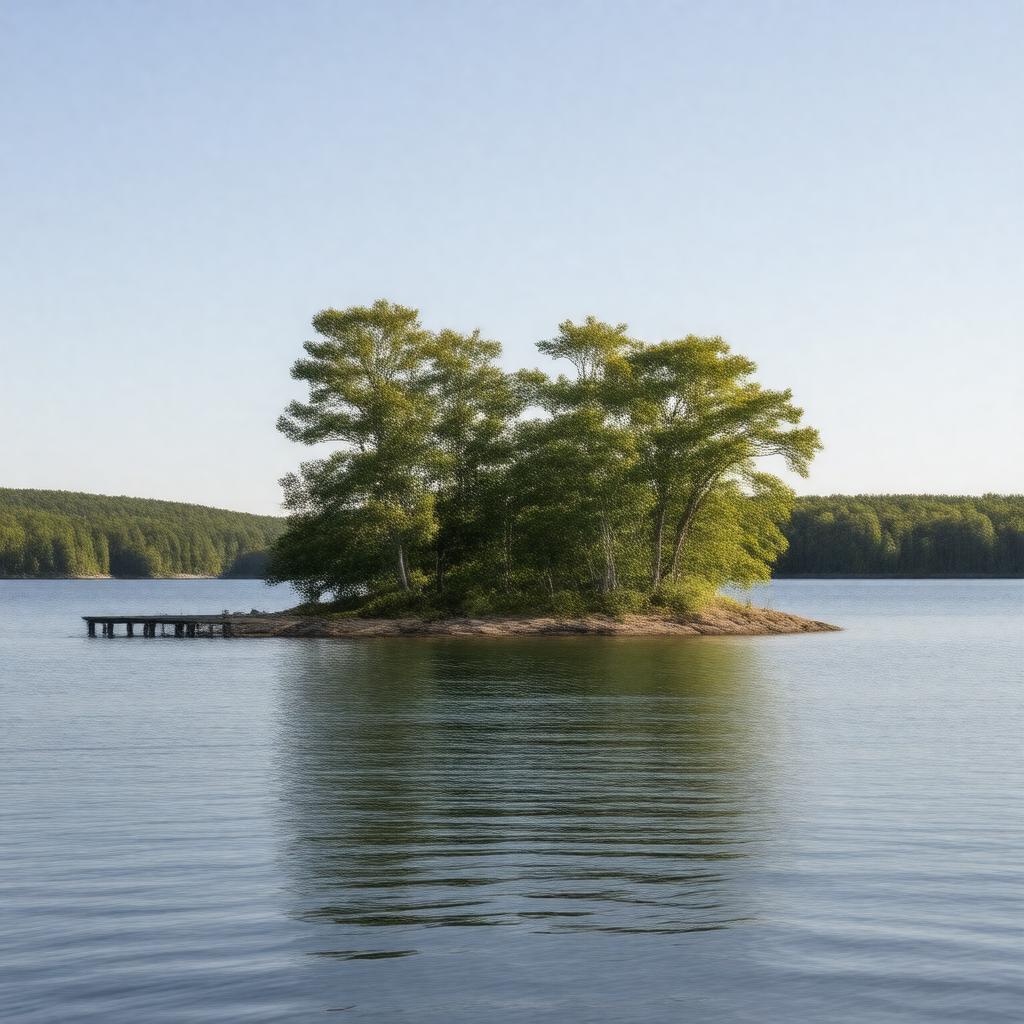 AI-created image of Loon Island