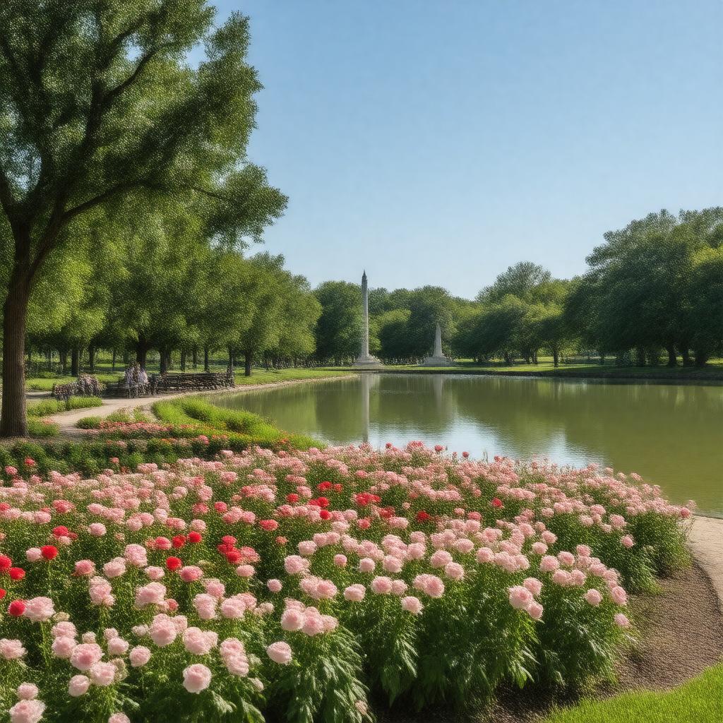 AI-created image of Loose Park