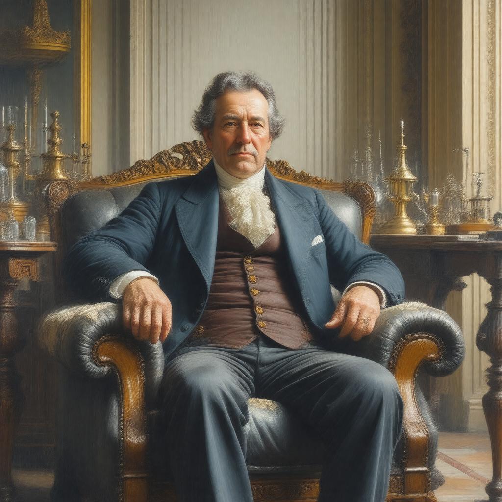 Click to view larger image AI-created image of Lord Charles Cavendish