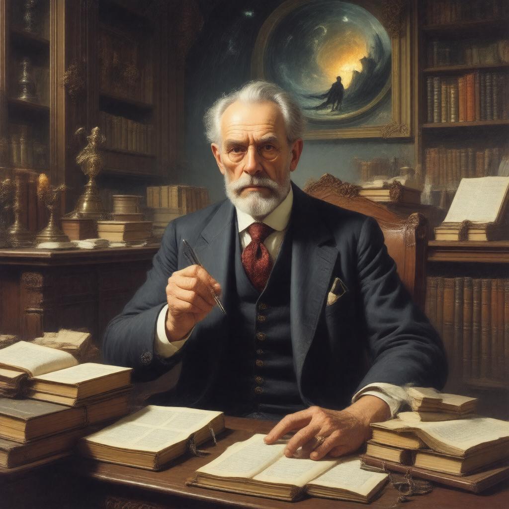 AI-created image of Lord Dunsany