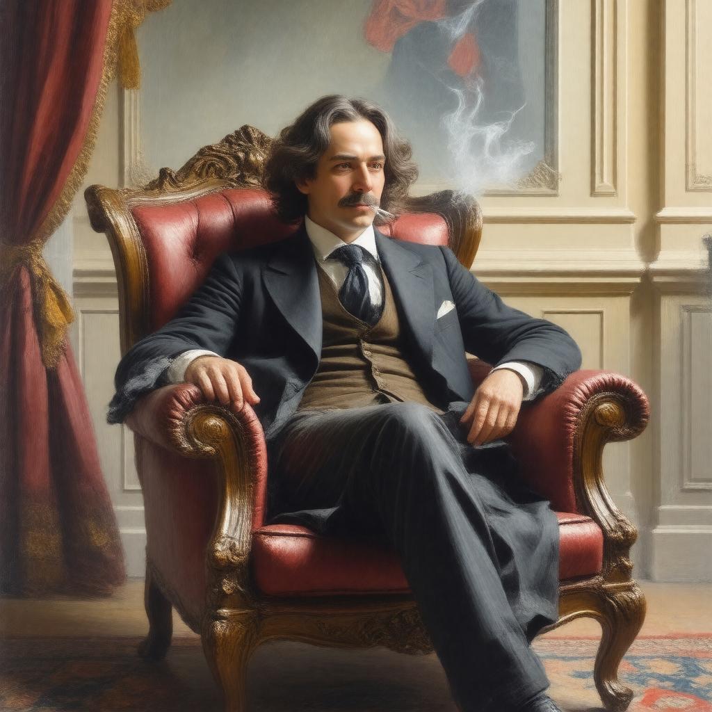 AI-created image of Lord Henry Wotton