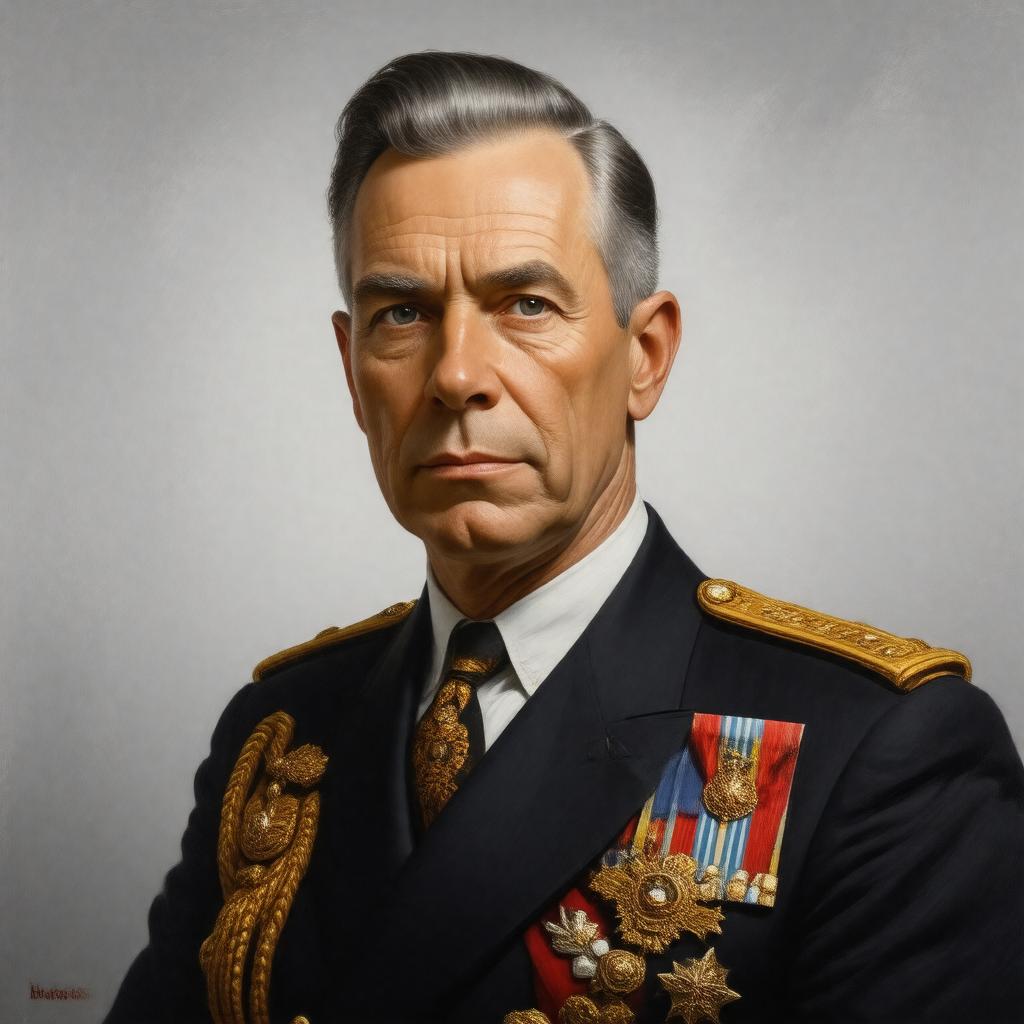 AI-created image of Lord Mountbatten