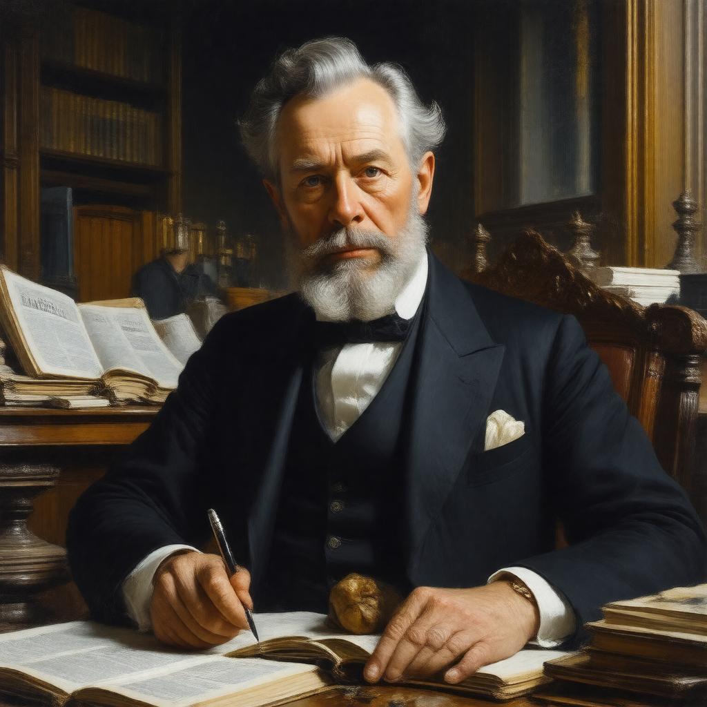 AI-created image of Lord Northcliffe