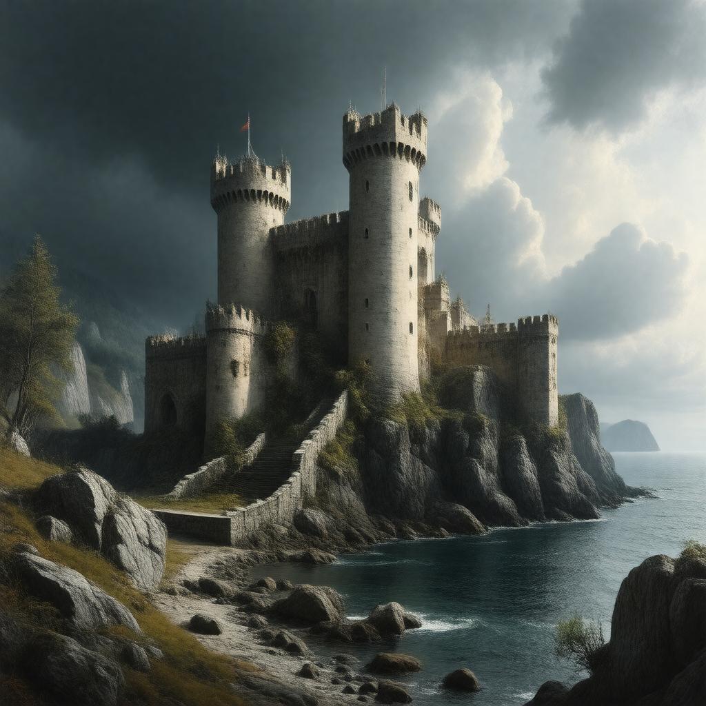 AI-created image of Lord Weary's Castle