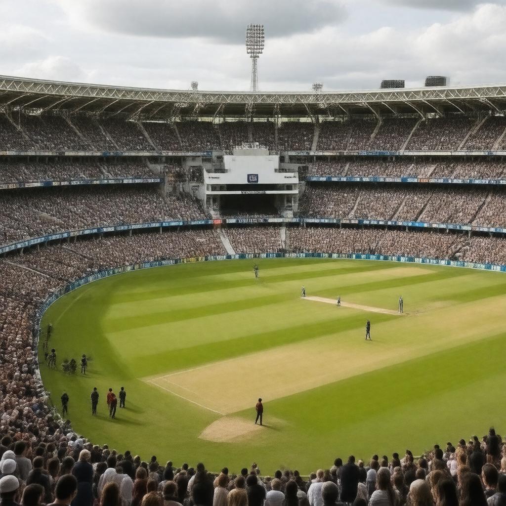 AI-created image of Lord's Cricket Ground