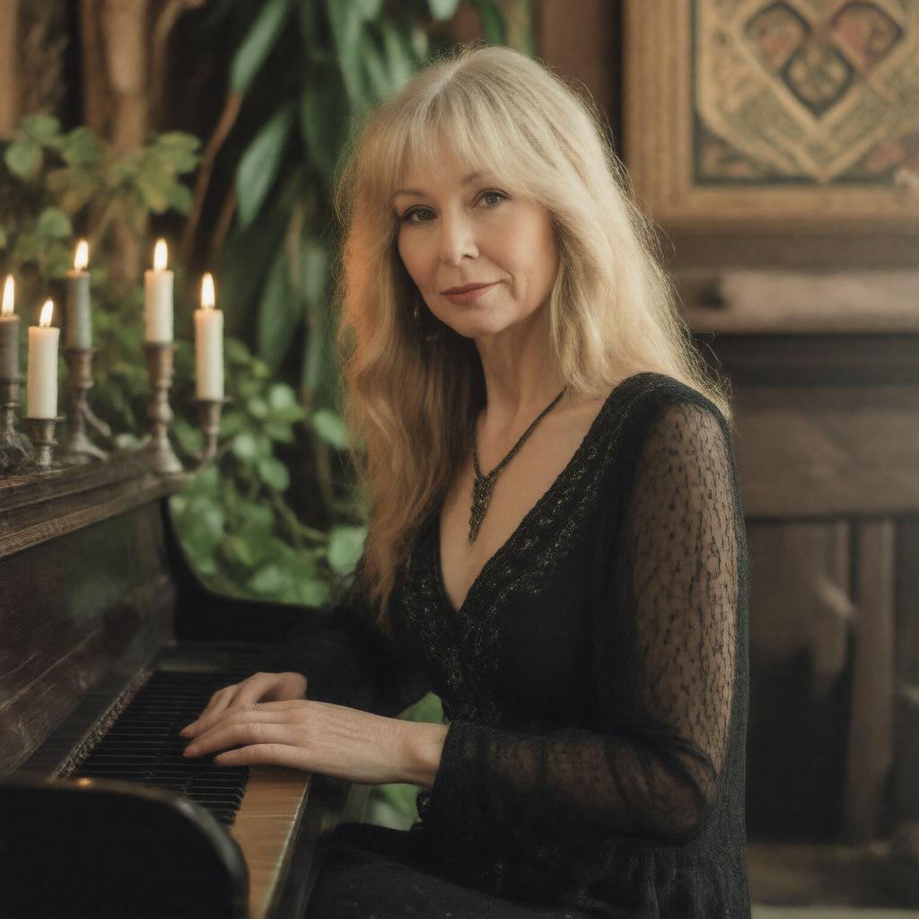 AI-created image of Loreena McKennitt