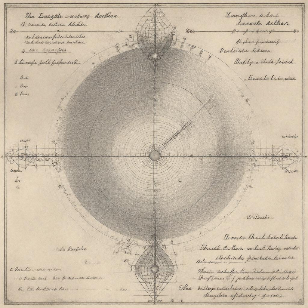 Click to view larger image AI-created image of Lorentz ether theory
