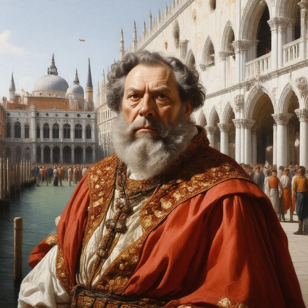 AI-created image of Lorenzo Tiepolo