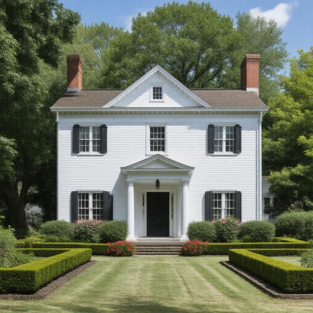 AI-created image of Loring-Greenough House