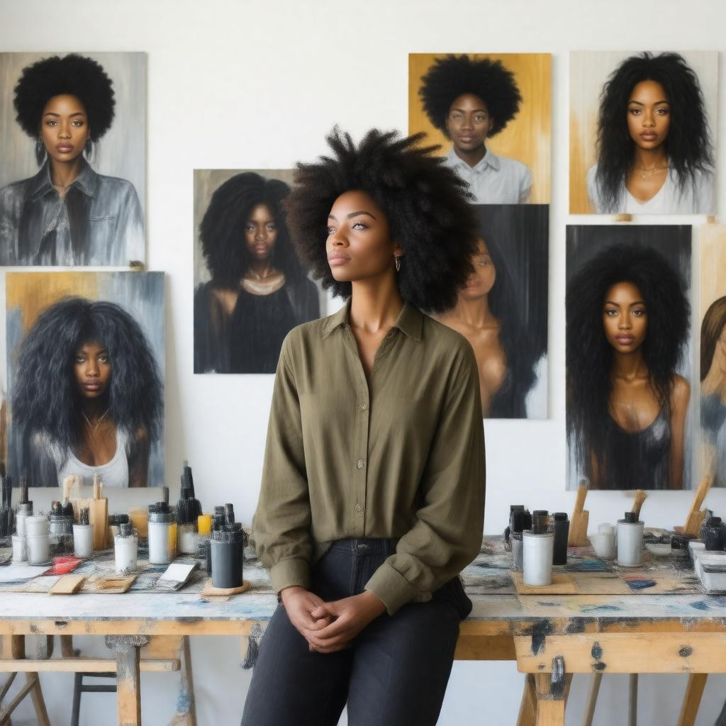 AI-created image of Lorna Simpson