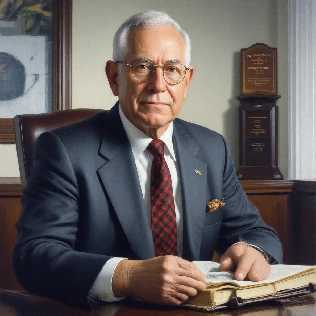 Click to view larger image AI-created image of Lorne M. Golub