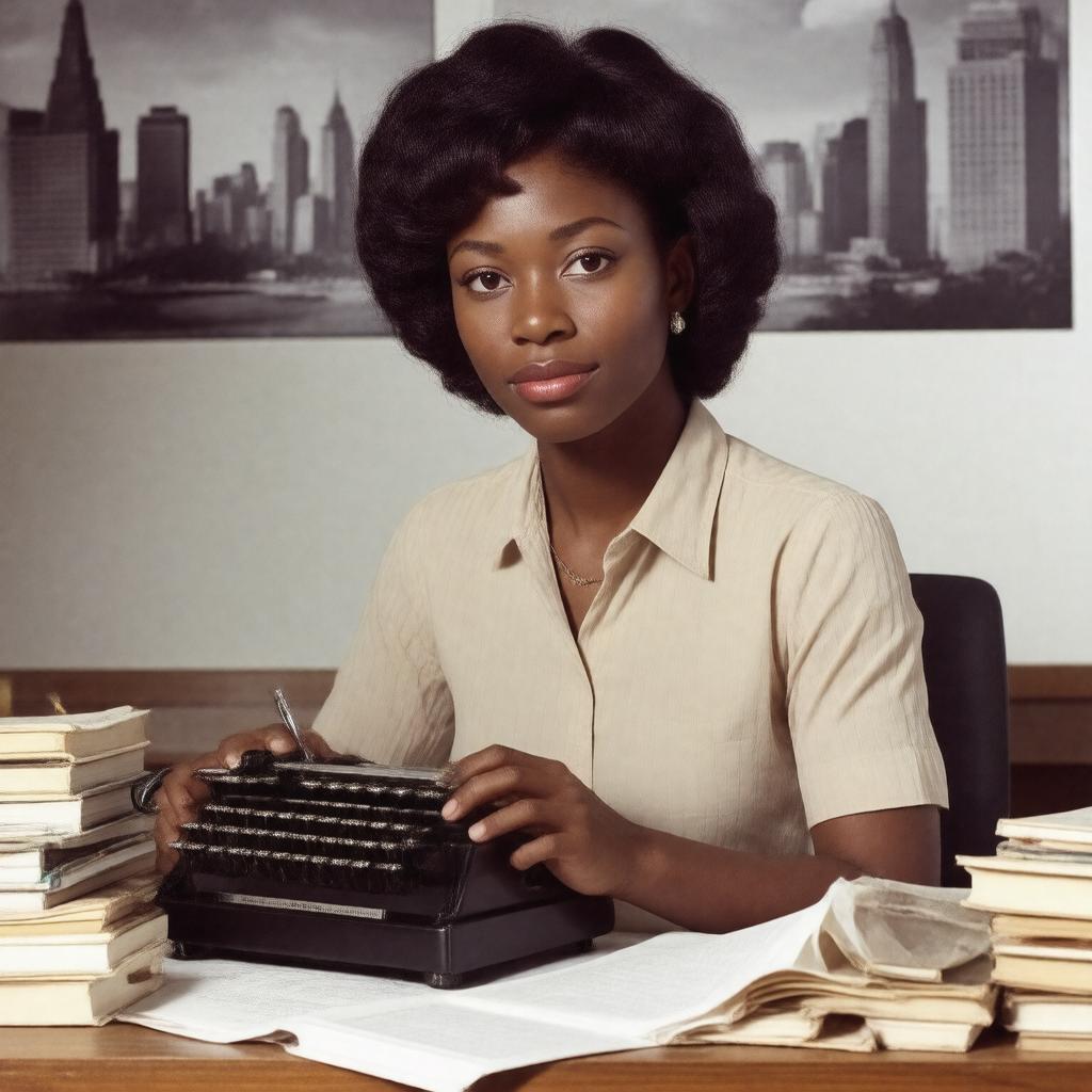 AI-created image of Lorraine Hansberry