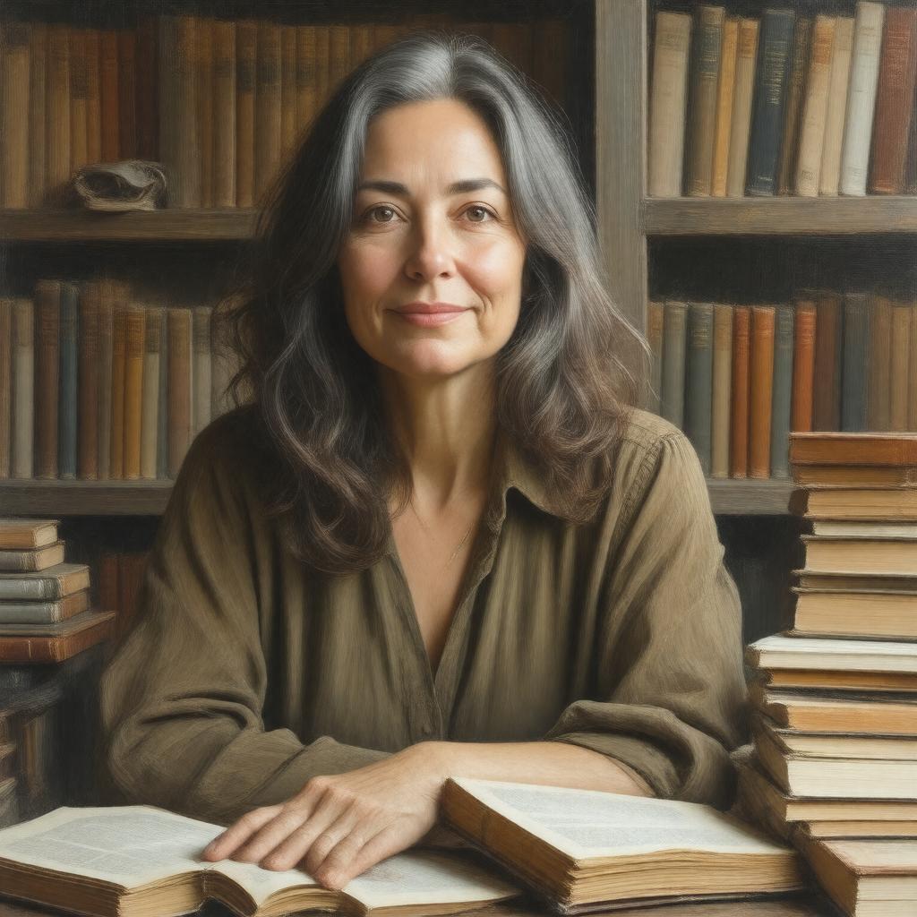 AI-created image of Lorrie Moore