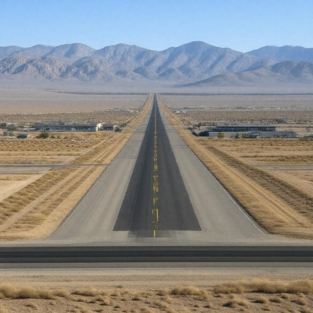 AI-created image of Los Alamos Airport