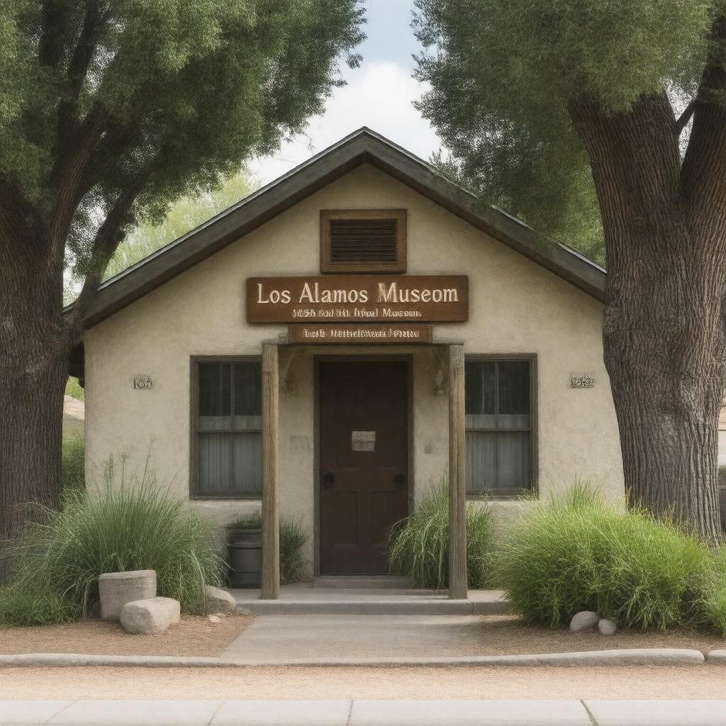AI-created image of Los Alamos Historical Museum