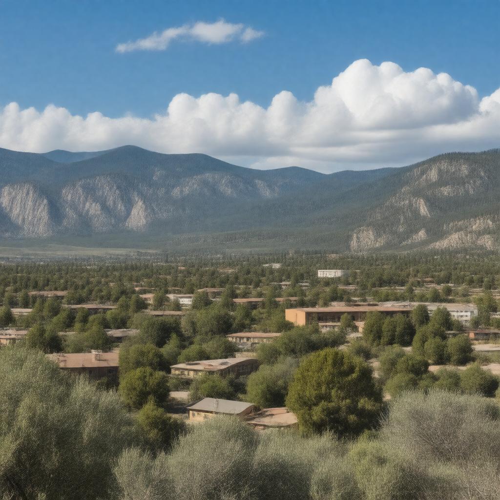 AI-created image of Los Alamos, New Mexico, United States