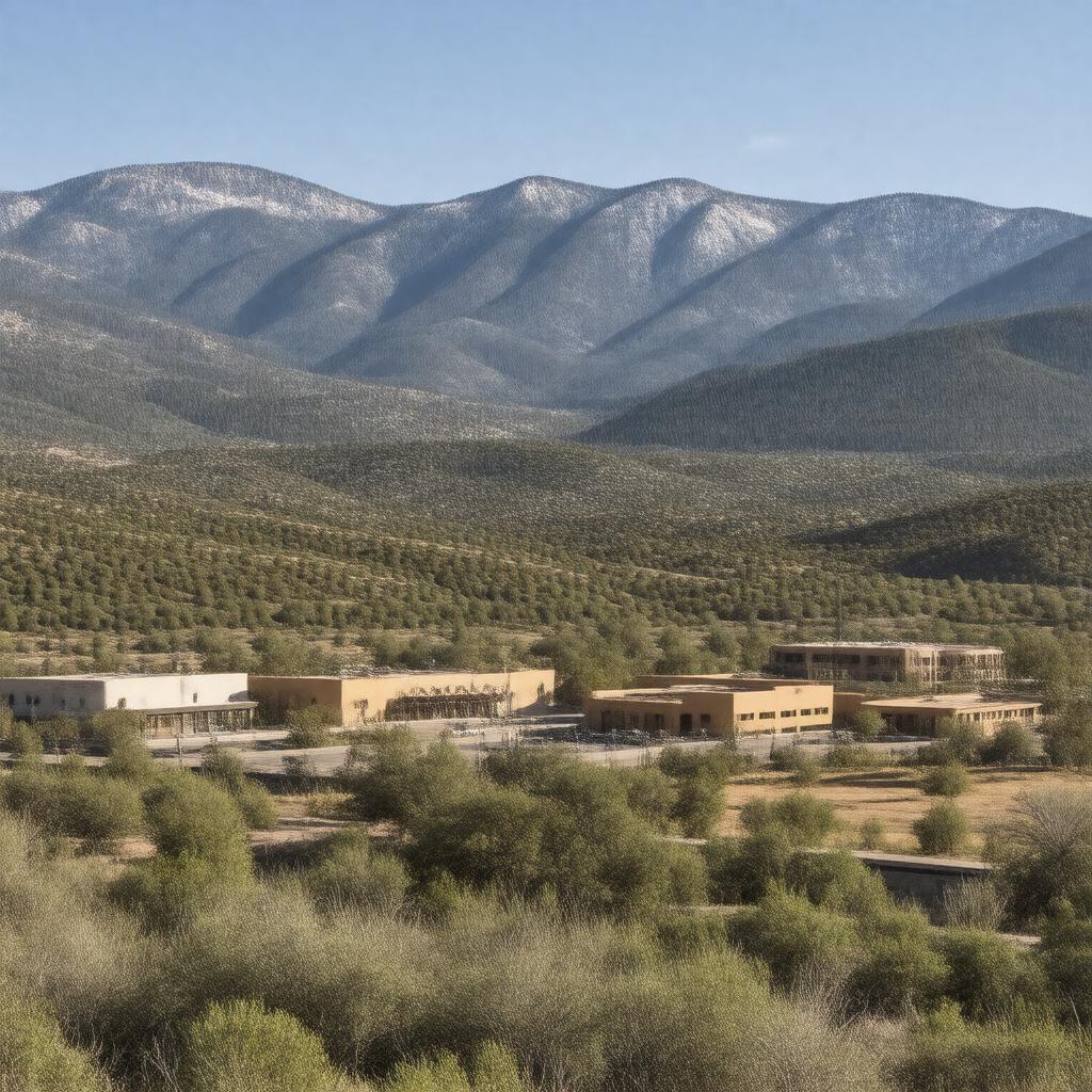 AI-created image of Los Alamos, New Mexico