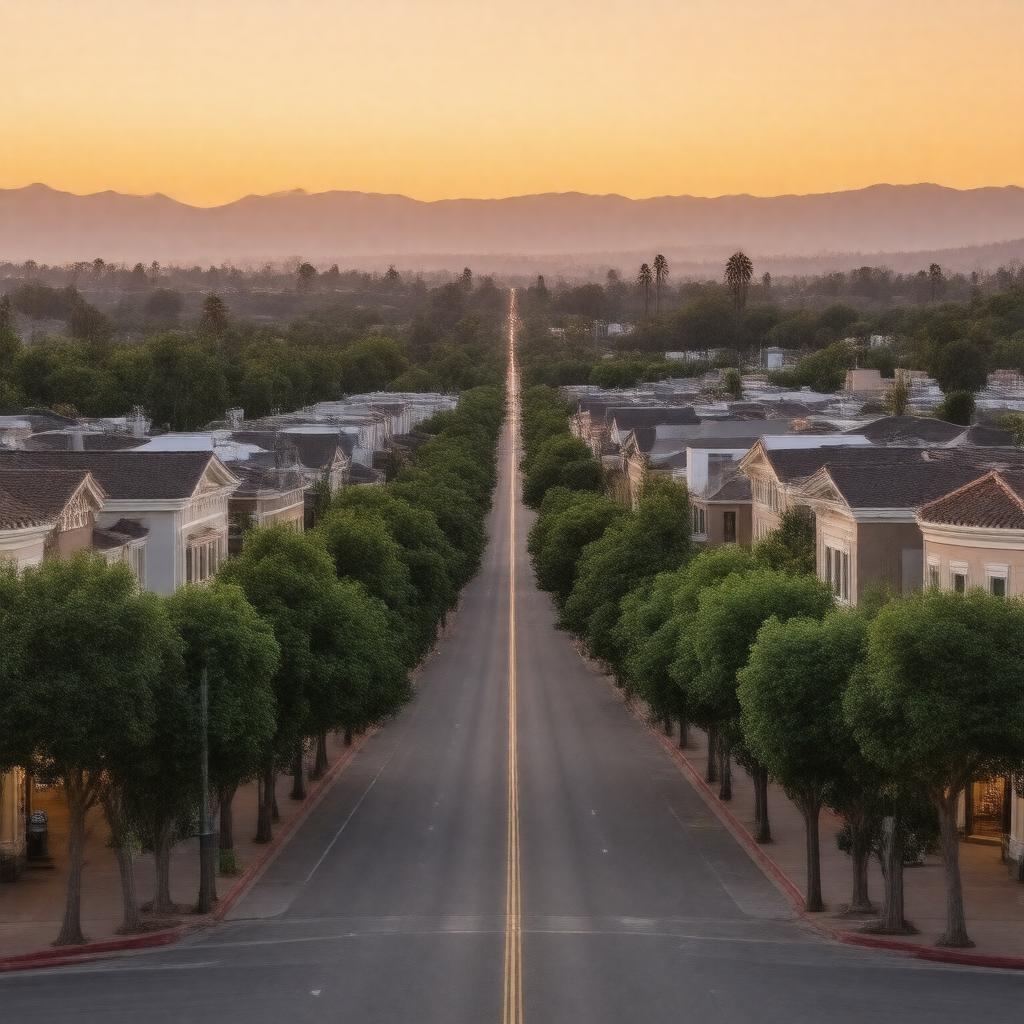 AI-created image of Los Altos, California, United States