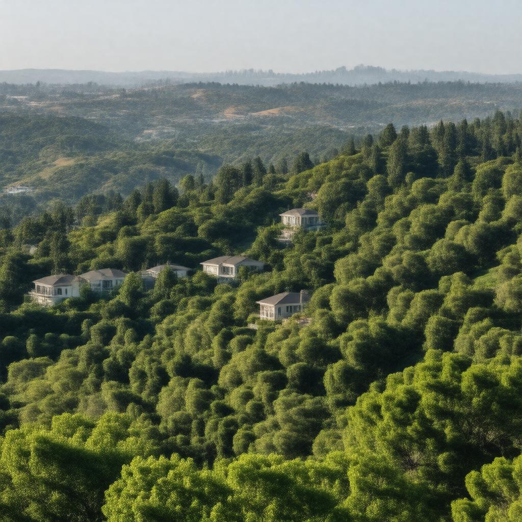 AI-created image of Los Altos Hills, California, USA