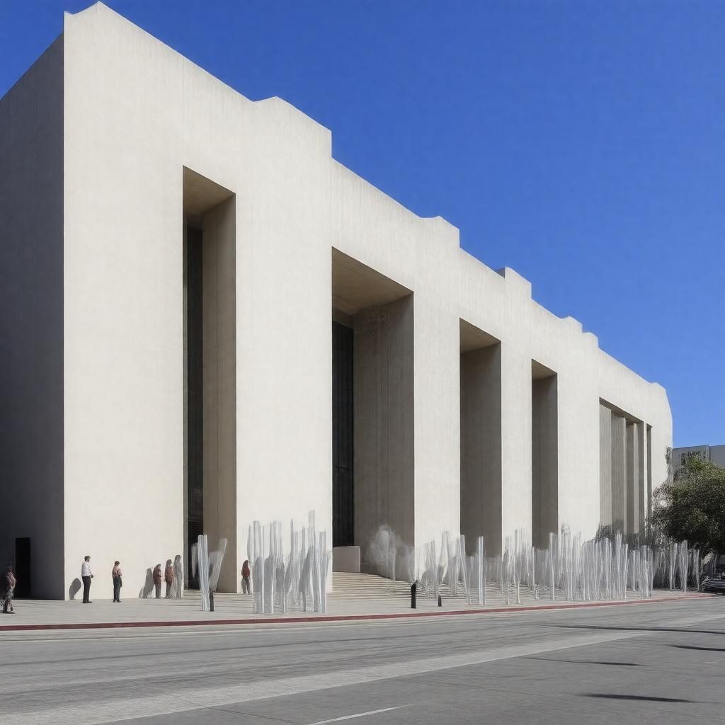 AI-created image of Los Angeles County Museum of Art