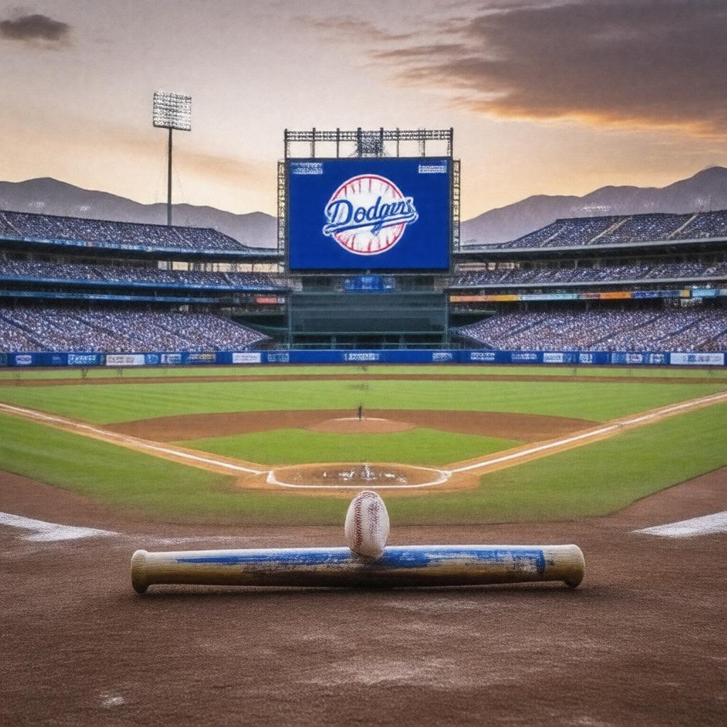 AI-created image of Los Angeles Dodgers