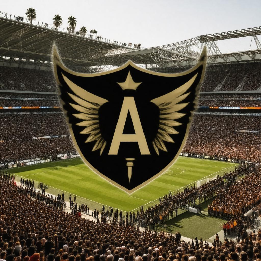 AI-created image of Los Angeles FC