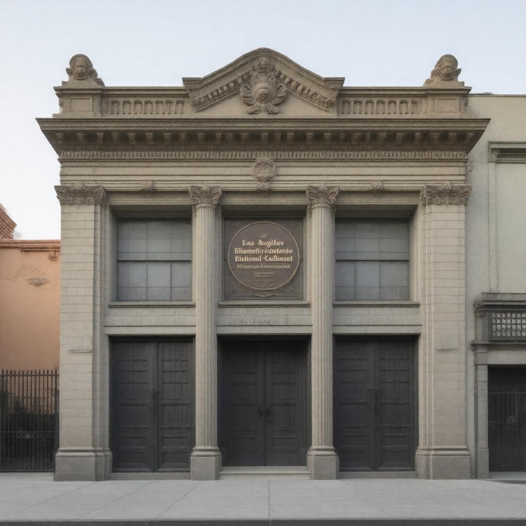 AI-created image of Los Angeles Historic-Cultural Monument