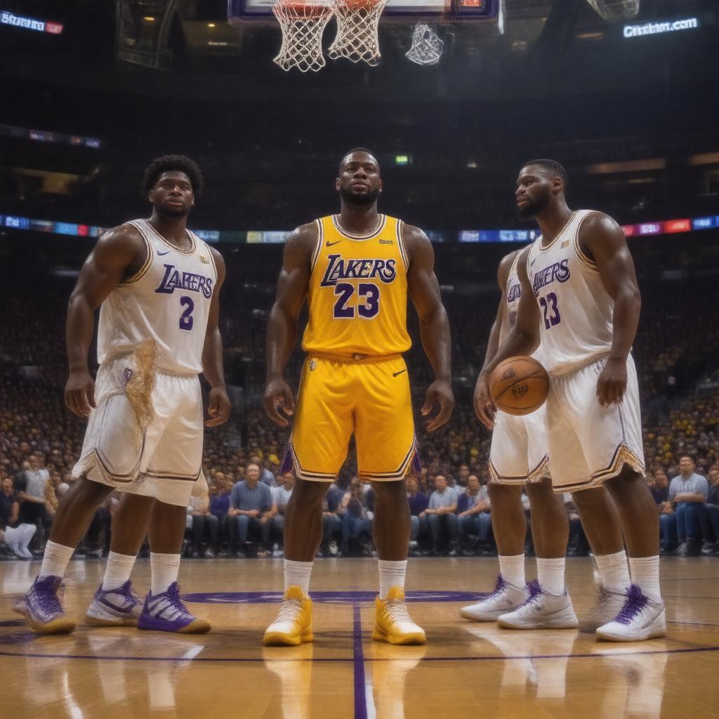 AI-created image of Los Angeles Lakers