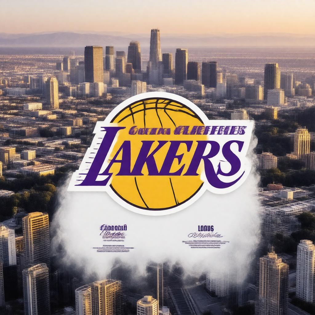 Click to view larger image AI-created image of Los Angeles Lakers (partial ownership)