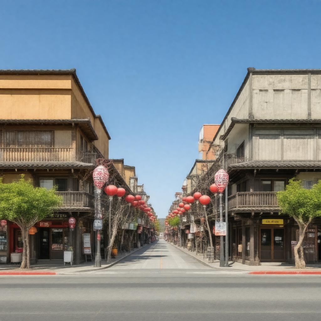 AI-created image of Los Angeles Little Tokyo