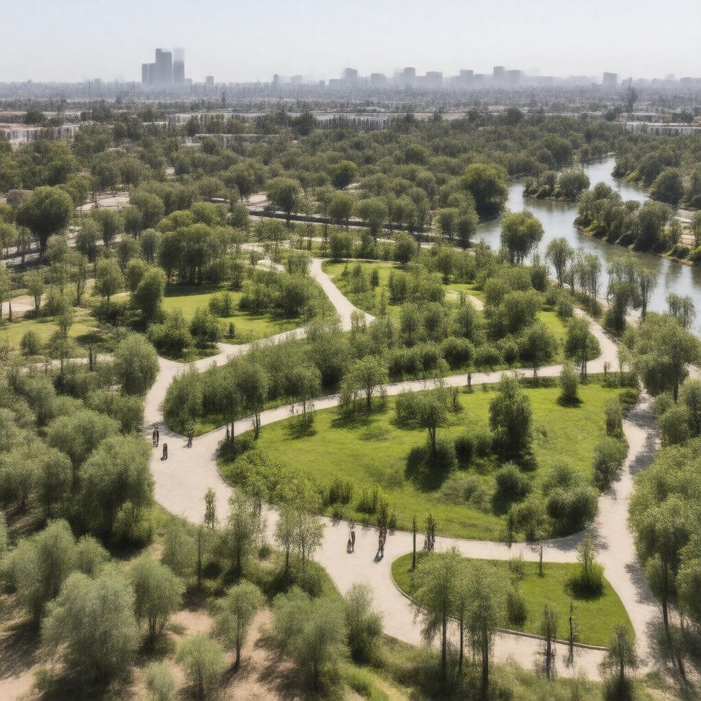 AI-created image of Los Angeles State Historic Park