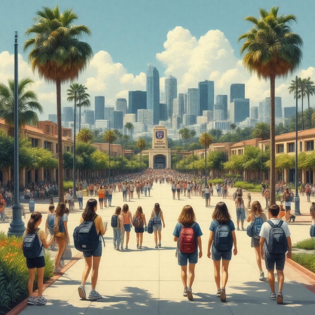 AI-created image of Los Angeles Unified School District