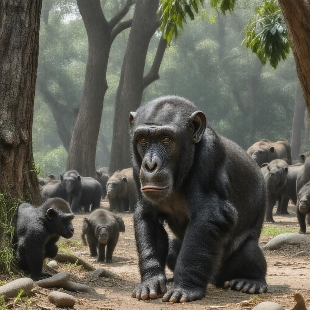 AI-created image of Los Angeles Zoo