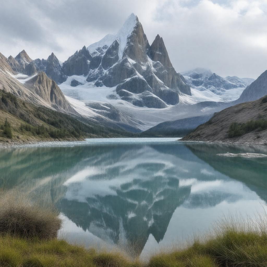 AI-created image of Los Glaciares National Park