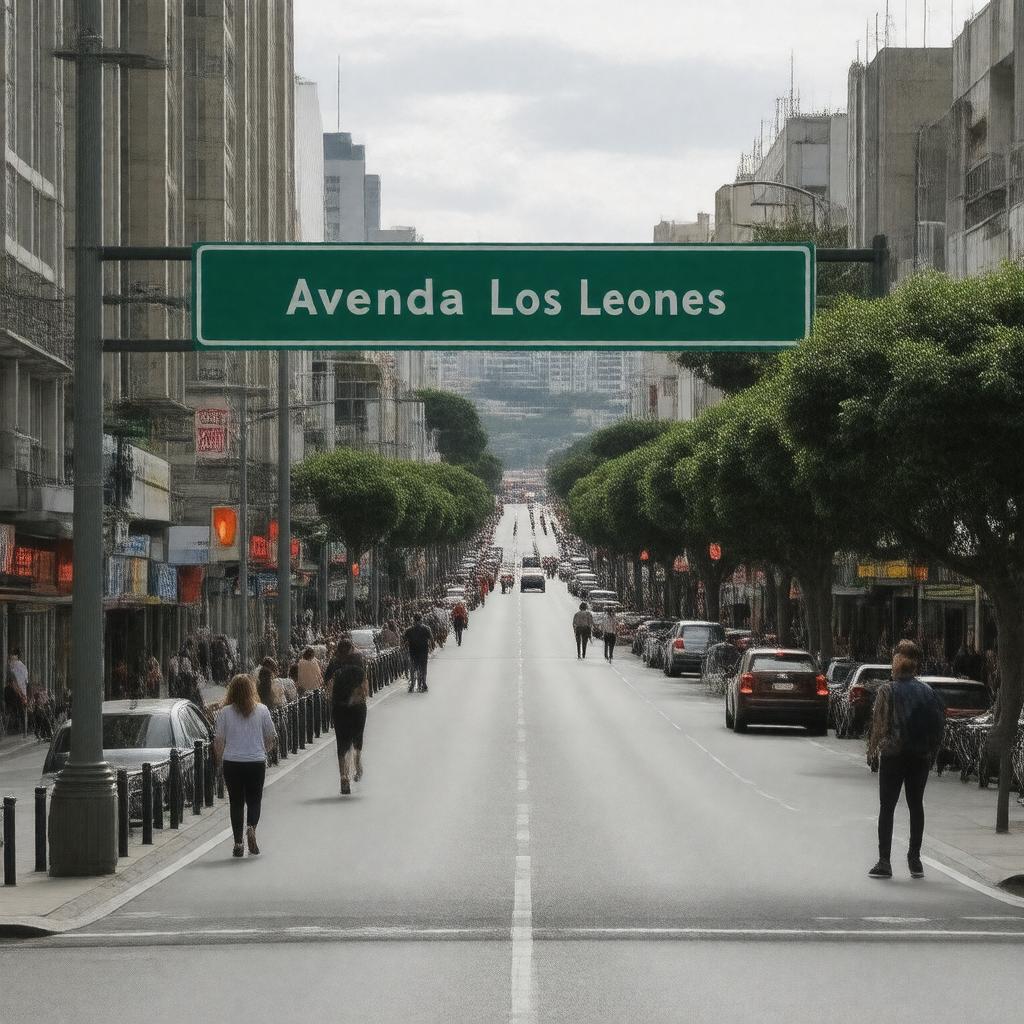 AI-created image of Los Leones