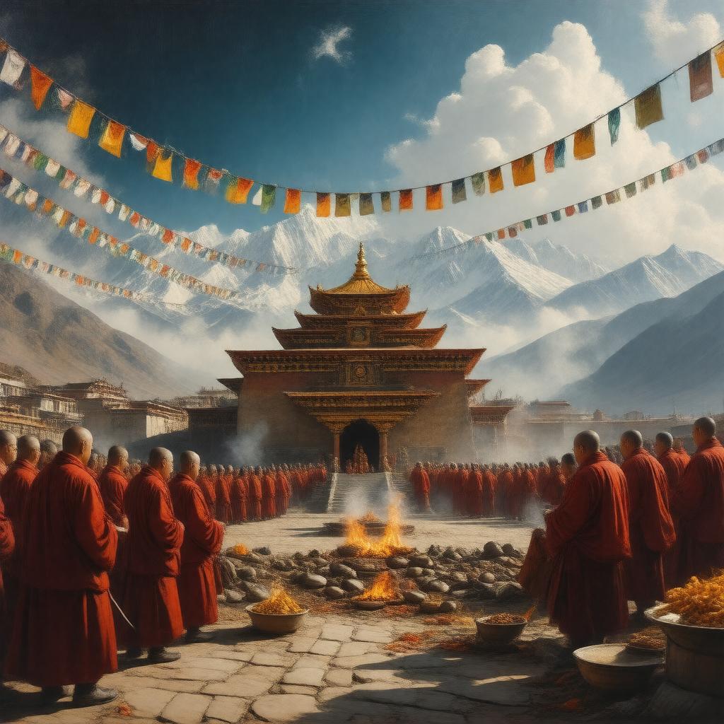 Click to view larger image AI-created image of Losar