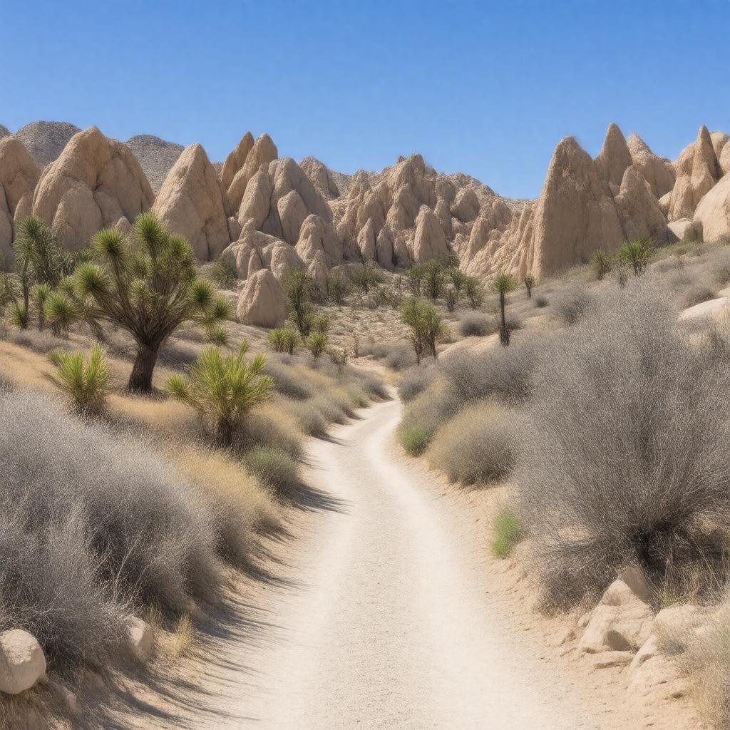 AI-created image of Lost Horse Mine Trail