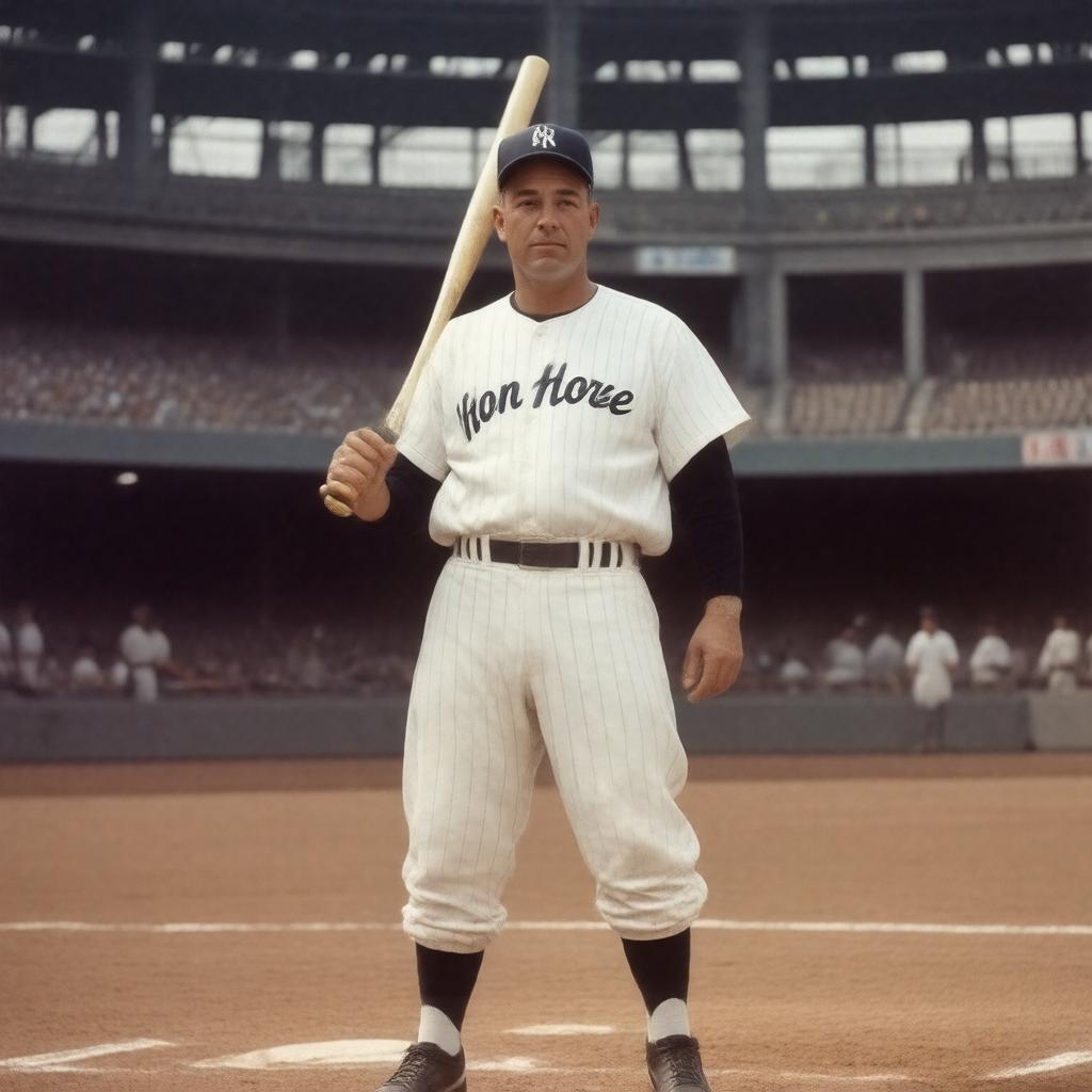 AI-created image of Lou Gehrig