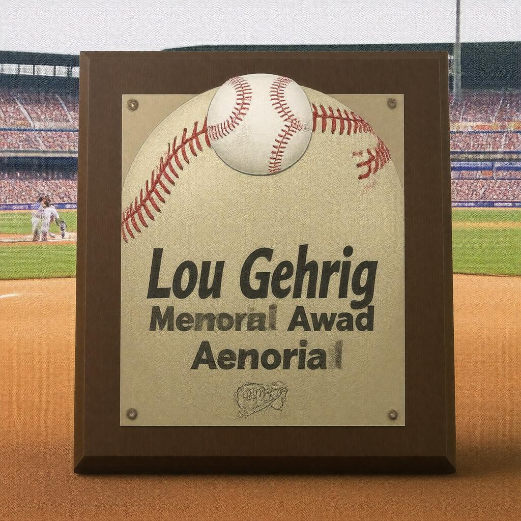 Click to view larger image AI-created image of Lou Gehrig Memorial Award