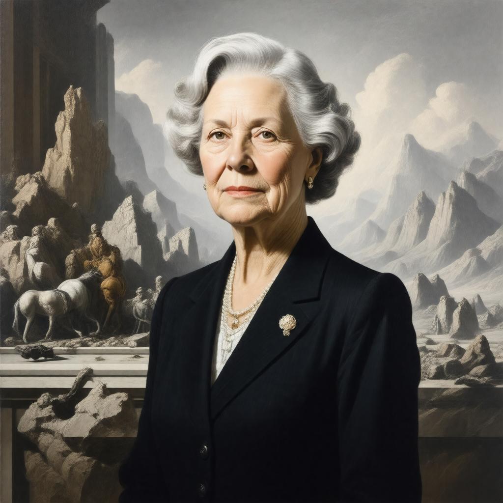 AI-created image of Lou Henry Hoover