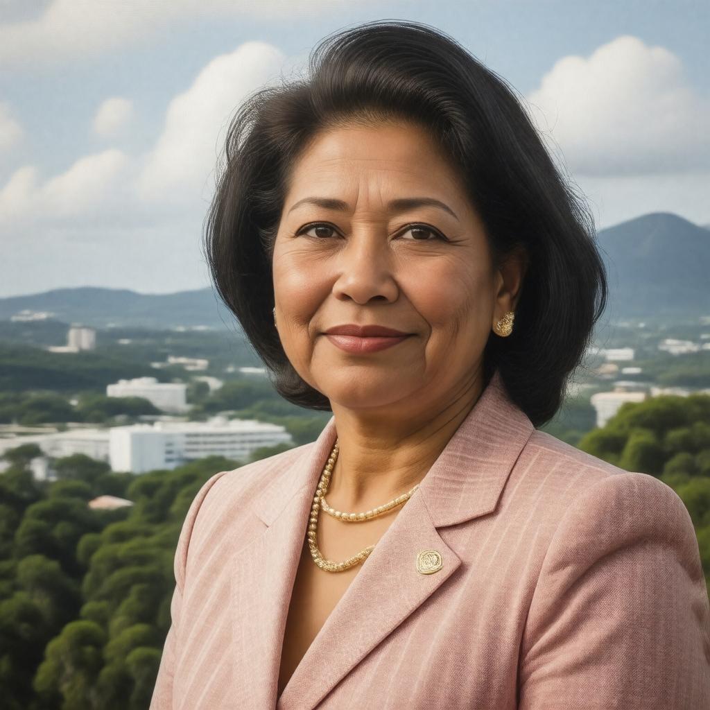 AI-created image of Lou Leon Guerrero