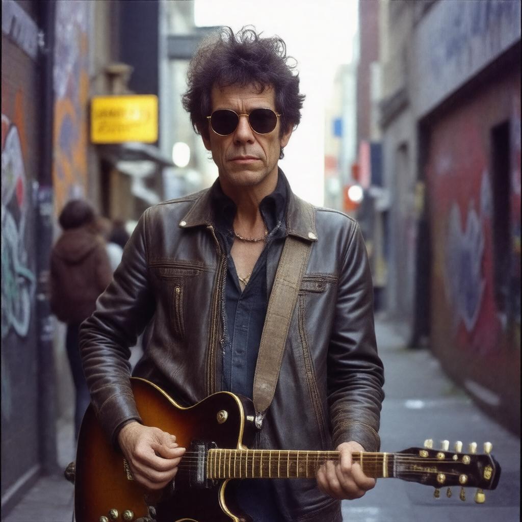 AI-created image of Lou Reed