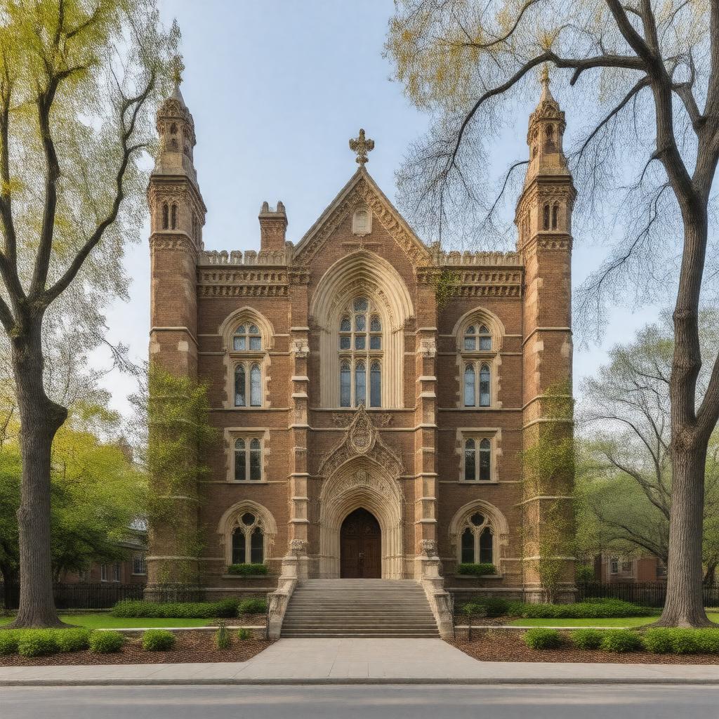 AI-created image of Louderman Hall