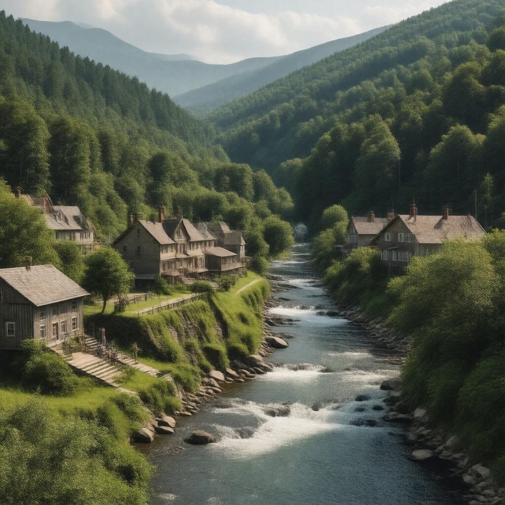 AI-created image of Loudonville, Ohio, United States