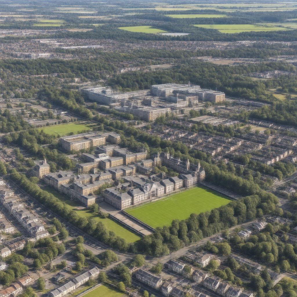 AI-created image of Loughborough University